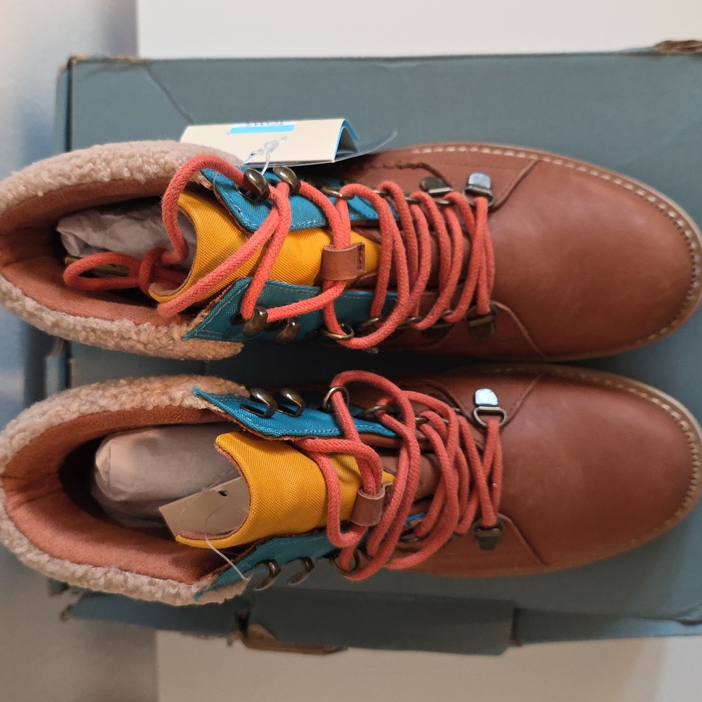 🆕️ Toms Mesa Waterproof Booties / Brown, Multi / Size 6 - Picture 4 of 7